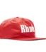 Rhude Red Satin Logo Hat