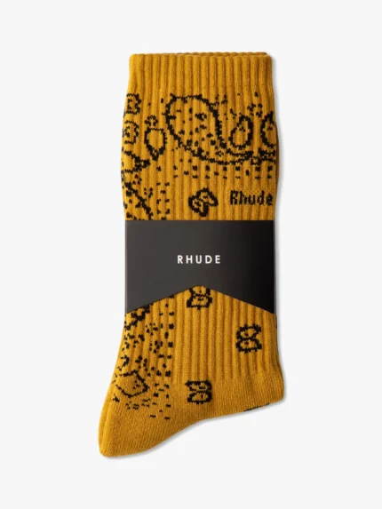 Rhude Bandana Jacqard Sock