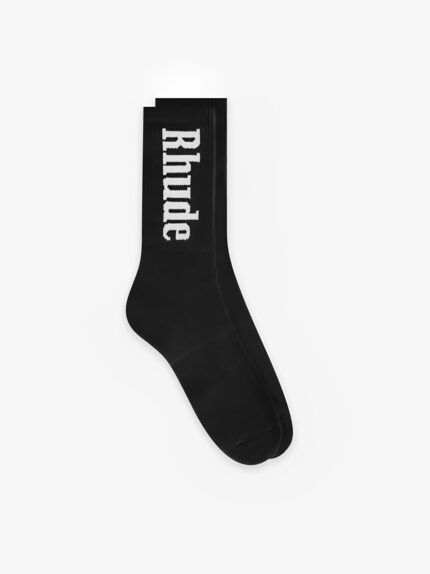 RHUDE Black Socks