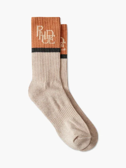 RHUDE Brown Sock