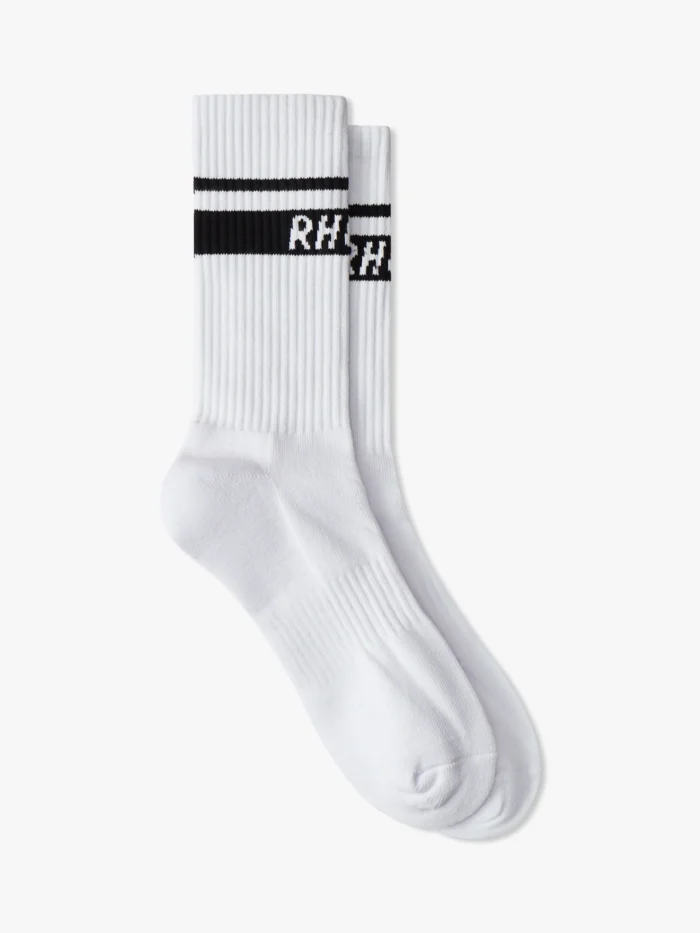 Rhude Two Stripe Logo Sock