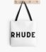 Rhude White Tote Bag