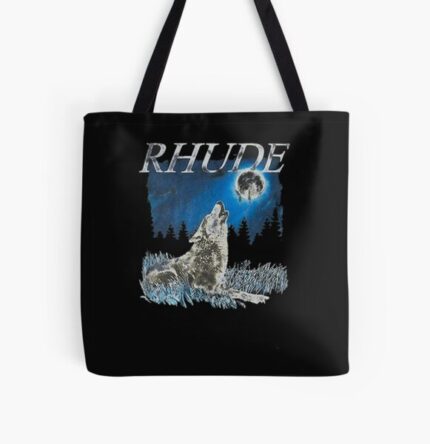 Rhude Black Tote Bag