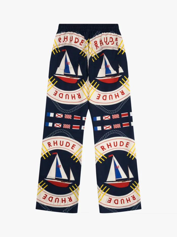 RHUDE FLAG SAIL SILK PANT