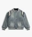 DENIM LIGHTNING VARSITY JACKET