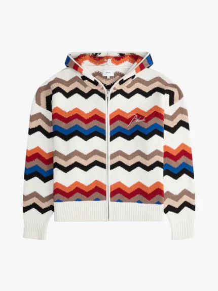 RHUDE CYRIL KNIT ZIP-UP