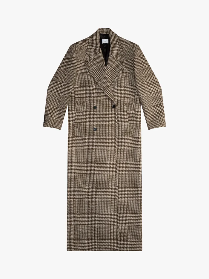 WOOL HOUNDSTOOTH COAT