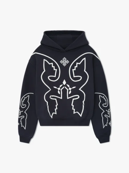 RHUDE WESTERN LOGO HOODIE