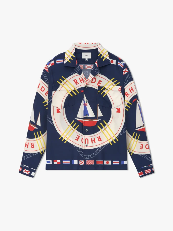 RHUDE FLAG SAIL LS SILK SET