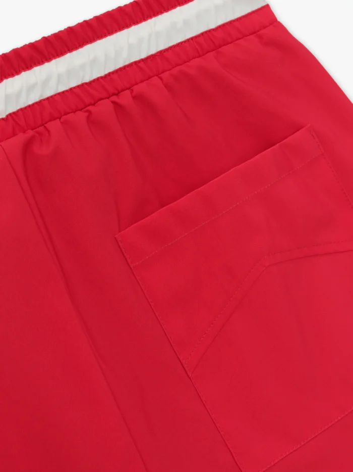 RED RHUDE BASKETBALL SWIM TRUNKS