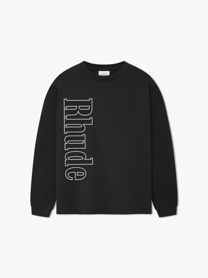 RHUDE SIDE LOGO LS TEE