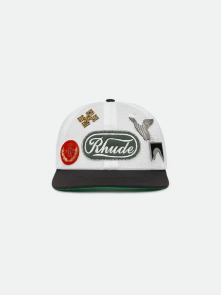 RHUDE PATCH MESH TRUCKER HAT